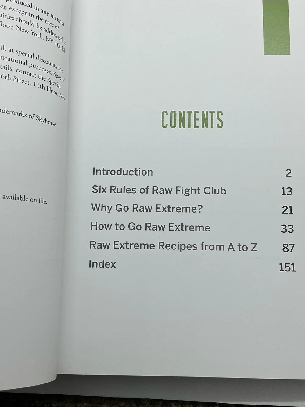 Raw Extreme Manifesto Food Vegan Book Plants Health Food